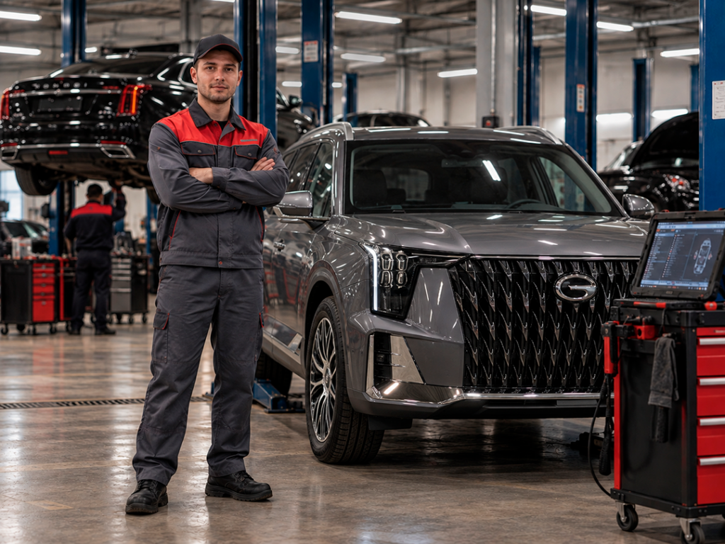 Официальный автосервис GAC и Hongqi